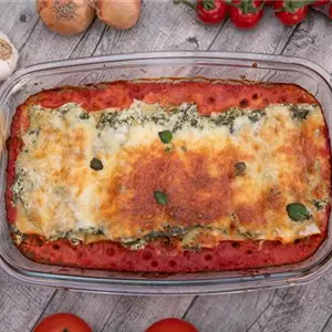 Cannelloni mit pikanter Spinat-Feta-Füllung